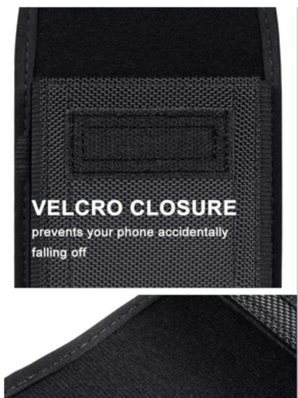 📱Cell Phone Pouch Black Nylon Holster Case Compatible w/Samsung Galaxy NWOT📱 - Picture 7 of 16